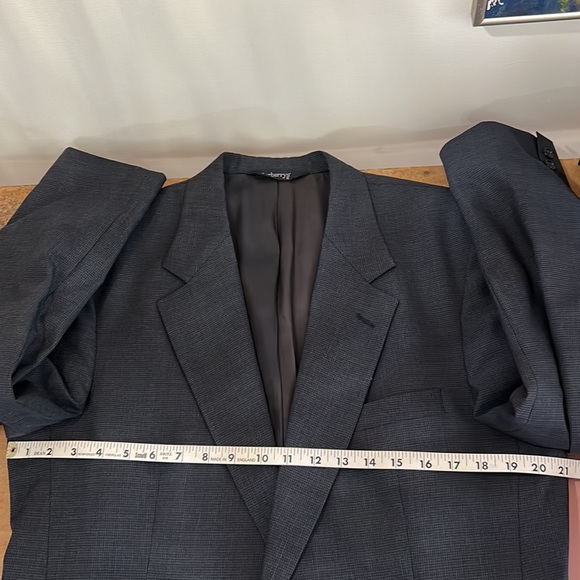 Burberrys Wool Blazer Blue 42R - Picture 2 of 8